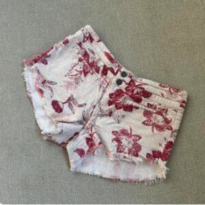 Free People Flower Shorts